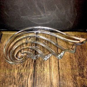 Mikasa Clearwater Crystal Wave Shell Nautilus Germany